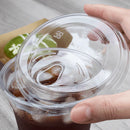 24oz PLA Sipper Lid for 12 Cup (98mm) - KARAT 1000 ct