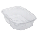 PET Plastic Tamper Resistant Hinged Deli Container with Lid - 200ct.
