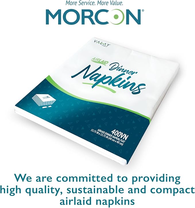 Morcon Valay 15.75x15.75 Linen Like 10x100ct
