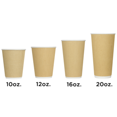 Karat - Paper Ripple Hot Cups - 500ct