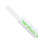 Karat Earth Clear PLA Giant Straw, 8.75", 7mm, Paper Wrapped, Clear, 2,500ct