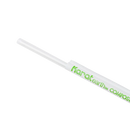 Karat Earth Clear PLA Giant Straw, 8.75", 7mm, Paper Wrapped, Clear, 2,500ct