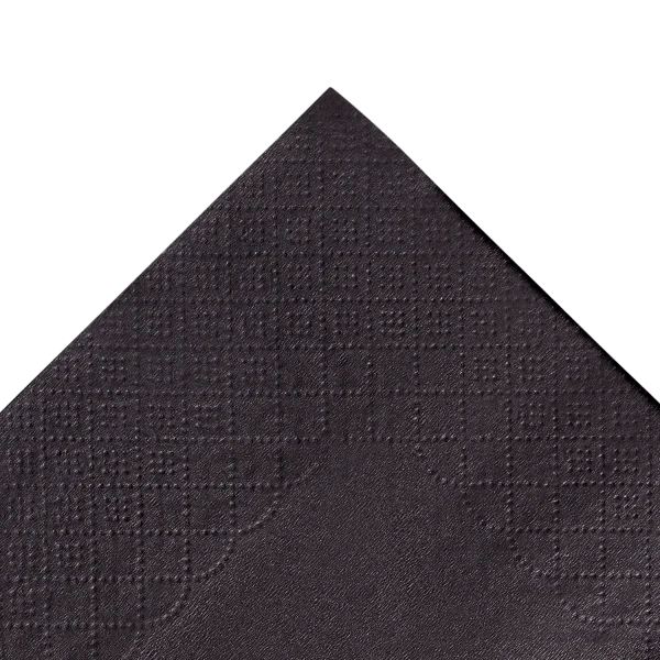 Karat - Black 1-Ply 10"x10" Beverage Napkin - 5000ct