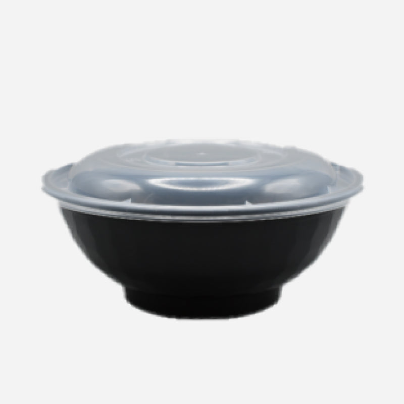 50oz PP Black Noodle Bowl