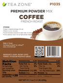 Iced Coffee French Roast Powder Mix - Tea Zone (1.1 lbs Bag)