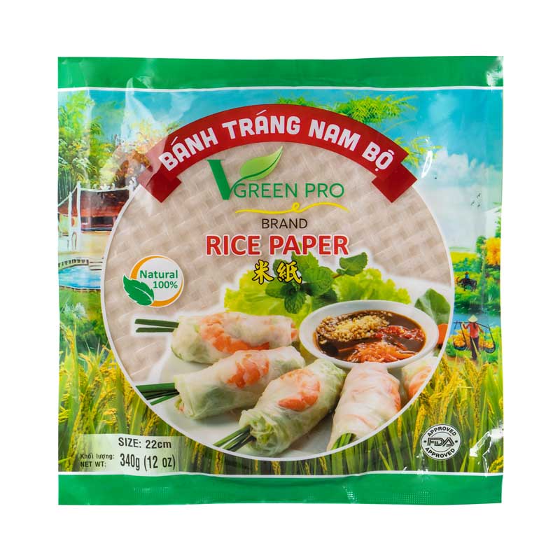 V-GREEN PRO RICE PAPER 22cm 30bags Case