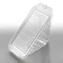 Karat PET Tamper Resistant Hinged Sandwich Wedge Container, Clear 17 oz - 200 pcs
