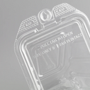 Karat PET Tamper Resistant Hinged Sandwich Wedge Container, Clear 17 oz - 200 pcs