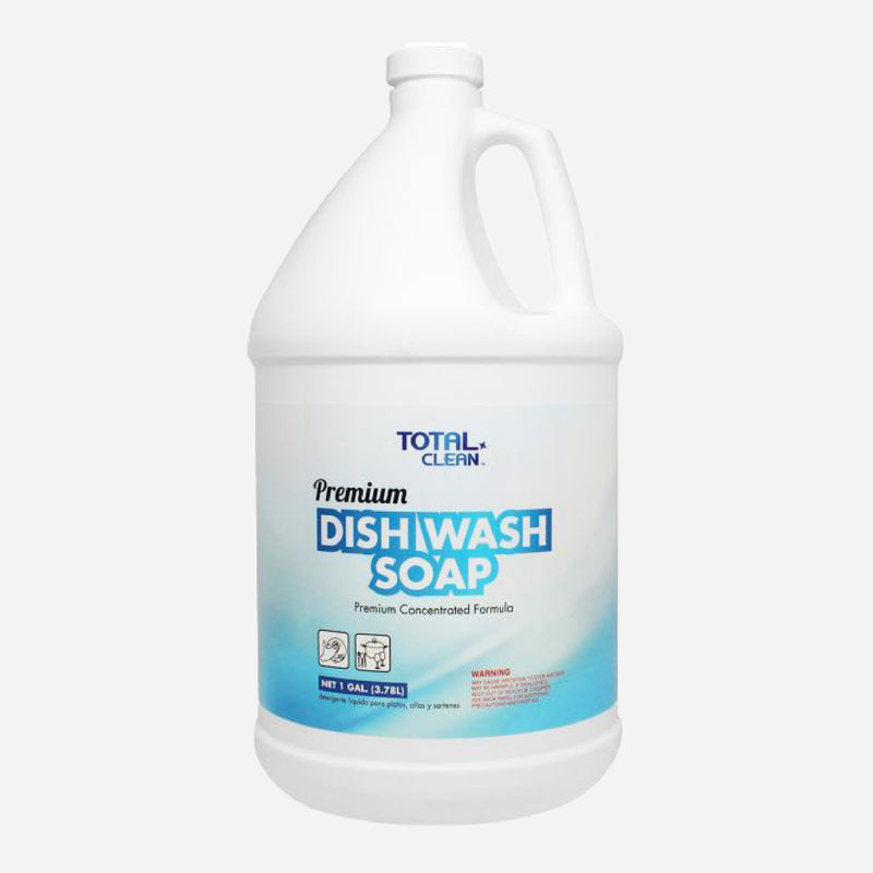 Total Clean Premium Dish Wash Soap, 1 Gallon - Case of 4 bottles