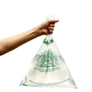 HDPE Garden Fresh Produce Bag (12inch x 20inch x 11min, 4rolls/case, 18lbs) 671pcs per roll, 2684pcs per case