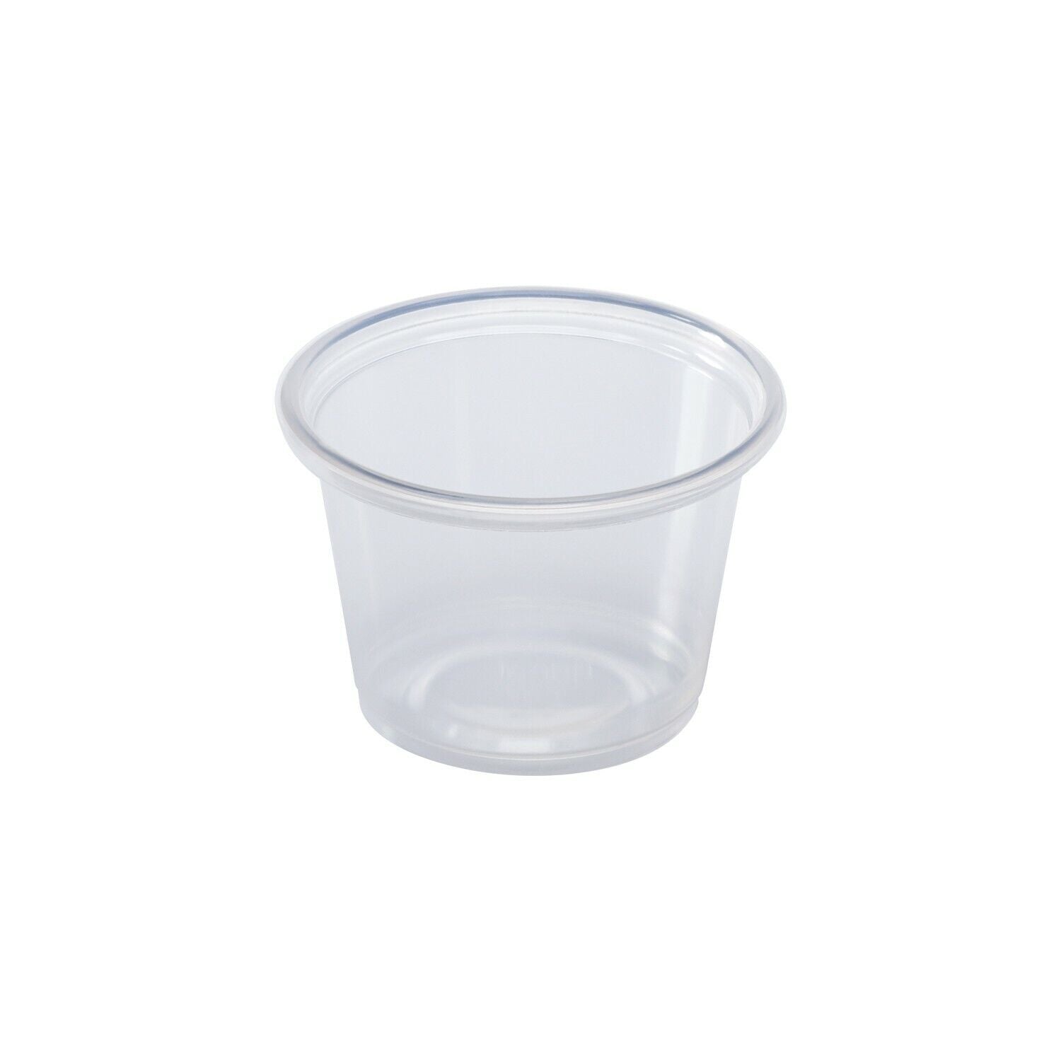 Karat 1.5 oz & 2 oz PP Plastic Portion Cup Lids - 2,500 Pcs