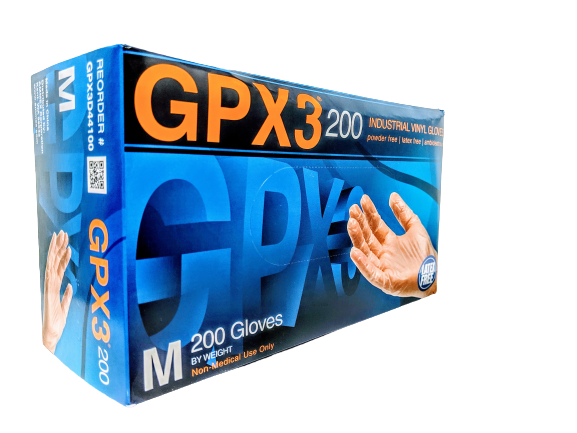 GPX3 - Clear Vinyl Gloves Case