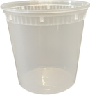 HCC PP Plastic Microwavable Deli Container 24oz