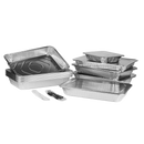 Karat Full Size Aluminum Foil Steam Table Pan and Lids - 50 ct