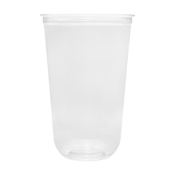 PET Clear Cup (98mm), U-Shape 1000 ct