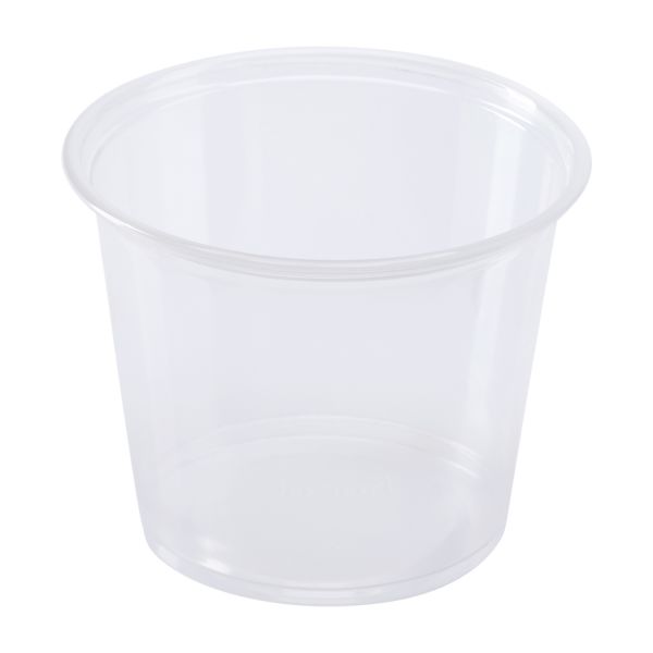 Karat 1oz Tall PP Plastic Portion Cups - Clear - 2,500 pcs